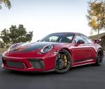 Porsche 911 GT3 Carmine Red on Vorsteiner Wheels (VCS-002) 2017 года